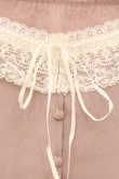 画像2: evelyn / はしごレース使いトップス  ピンク O-26-03-19-031-LO-TO-OW-OS (2)