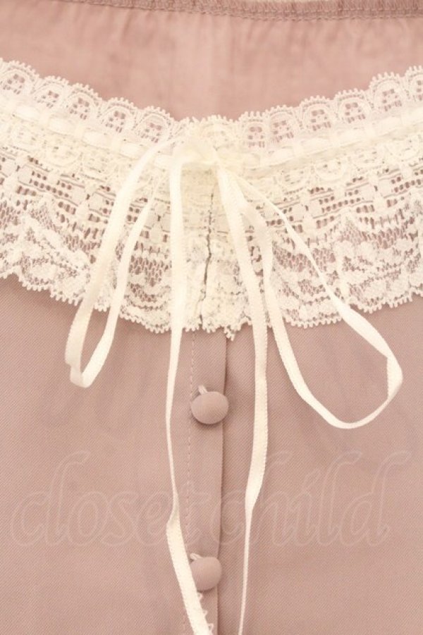 画像2: evelyn / はしごレース使いトップス  ピンク O-26-03-19-031-LO-TO-OW-OS (2)