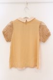 画像3: axes femme / バタフライレース使いブラウス風カットソー M オレンジ O-26-03-19-032-AX-BL-OW-OS (3)