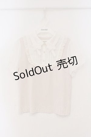 画像: LIZ LISA / カットシフォンブラウス  ピンク×シロ O-26-03-19-034-LO-BL-IG-OS