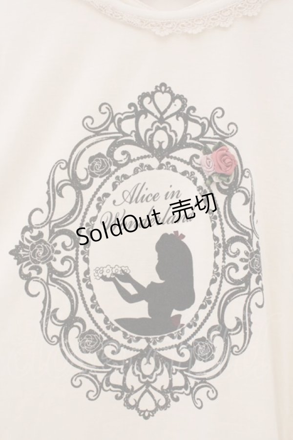 画像2: axes femme / アリスpt Tシャツ  アイボリー O-26-03-19-041-AX-TS-IG-OS (2)