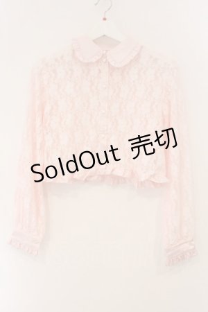 画像: Swankiss / レースブラウス  ピンク O-26-03-19-044-CA-BL-OW-OS