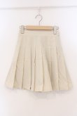 画像1: Fi.n.t / プリーツミニスカパン F ベージュ O-26-03-19-006-CA-PA-OW-OS (1)