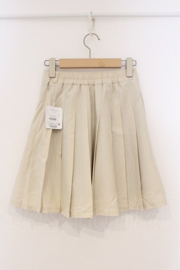 画像2: Fi.n.t / プリーツミニスカパン F ベージュ O-26-03-19-006-CA-PA-OW-OS (2)