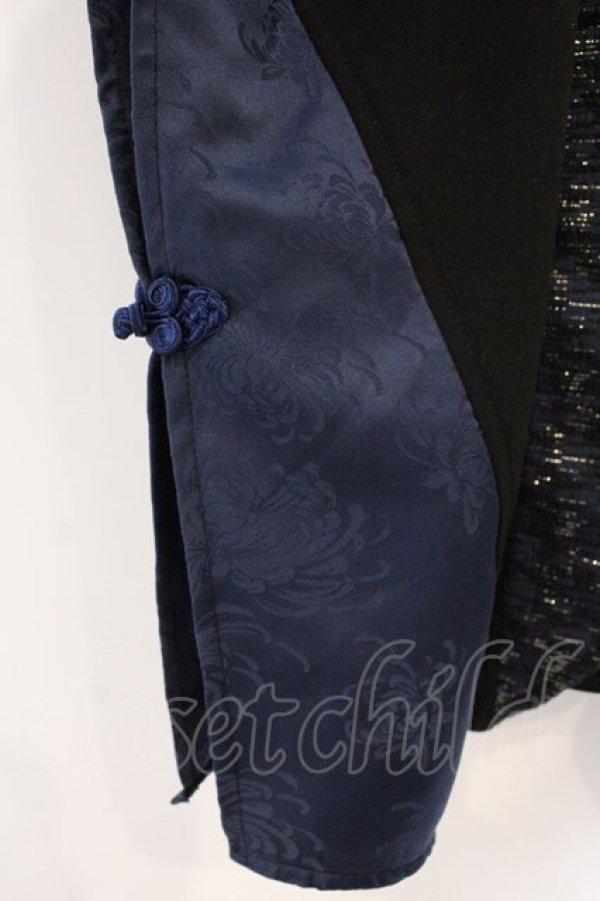 画像3: Qutie Frash / 陣羽織  ブラック×ブルー O-26-03-19-056-QU-TO-OW-OS (3)