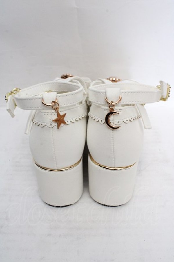 画像3: Amavel / Fortune Horoscopeクロスパンプス S シロ O-26-03-19-1021-CA-SH-IG-OS (3)