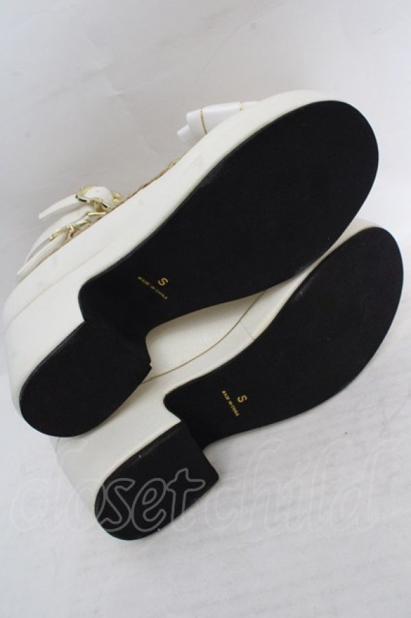 画像4: Amavel / Fortune Horoscopeクロスパンプス S シロ O-26-03-19-1021-CA-SH-IG-OS (4)