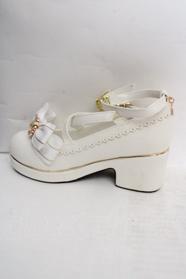 画像8: Amavel / Fortune Horoscopeクロスパンプス S シロ O-26-03-19-1021-CA-SH-IG-OS (8)