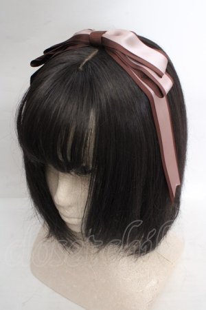 画像: Amavel / Animal Donuts ぱっちんリボンカチューシャ  ピンク×ブラウン O-26-03-19-1024-CA-AC-IG-OS