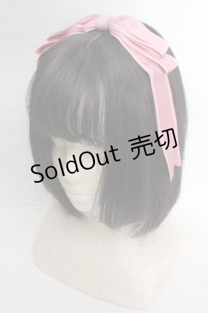 画像: Amavel / Animal Donuts ぱっちんリボンカチューシャ  ピンク O-26-03-19-1025-CA-AC-IG-OS