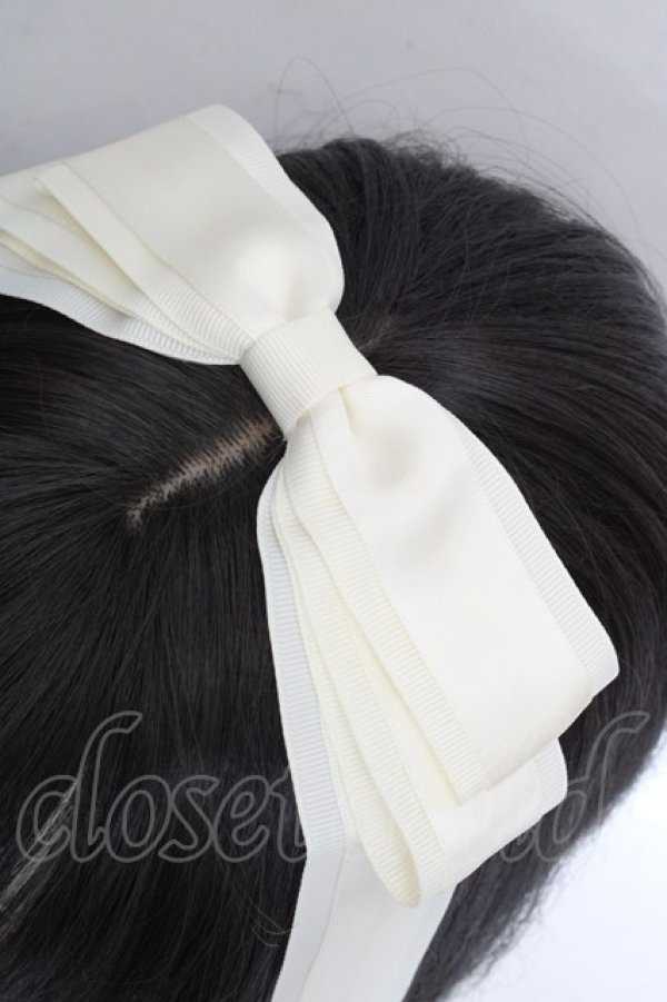 画像2: Amavel / Animal Donuts ぱっちんリボンカチューシャ  オフシロ O-26-03-19-1026-CA-AC-IG-OS (2)