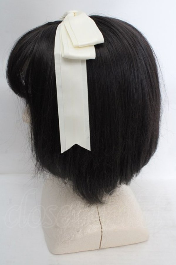 画像3: Amavel / Animal Donuts ぱっちんリボンカチューシャ  オフシロ O-26-03-19-1026-CA-AC-IG-OS (3)