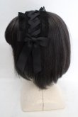 画像3: Amavel / Dark Chember Maidヘッドドレス  クロ O-26-03-19-1027-CA-AC-IG-OS (3)