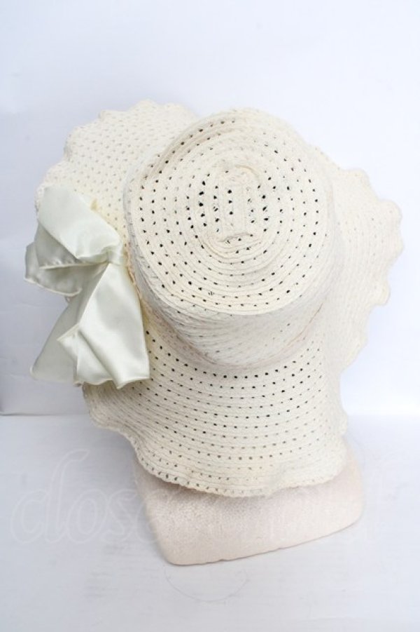 画像3: LIZ LISA / ストローハット  ナチュラル×オフシロ O-26-03-19-1029-LO-AC-IG-OS (3)