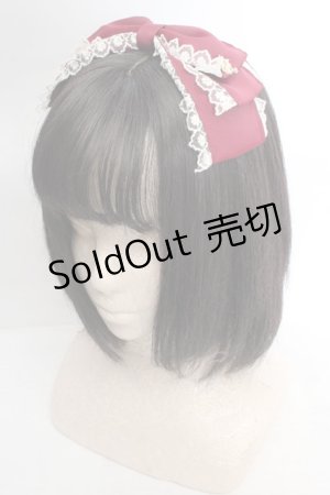 画像: Amavel / Classique Dolly Ribbon スリーピン  ワイン O-26-03-19-1033-CA-AC-IG-OS