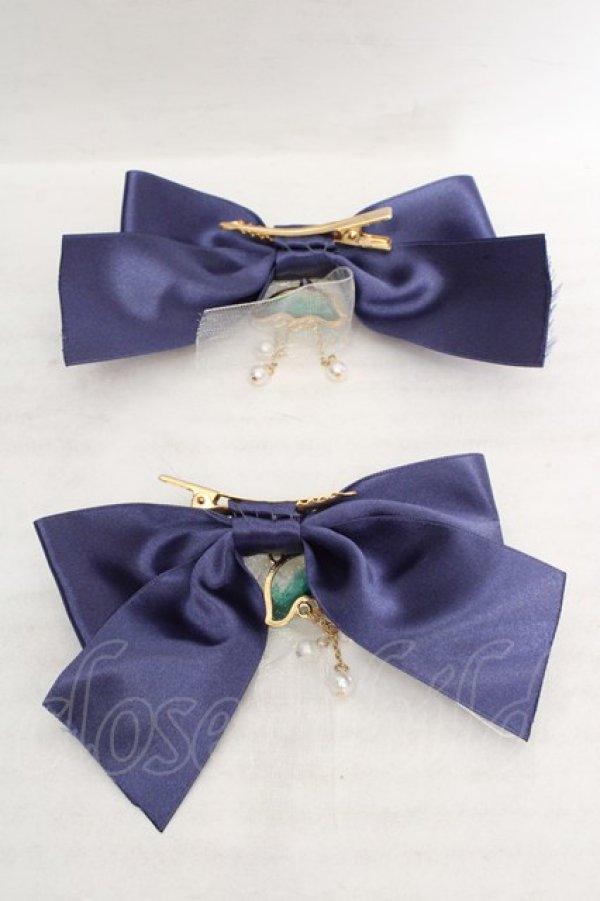 画像2: Amavel / Jerryfish Aquariumリボンクリップ  ブルー O-26-03-19-1035-CA-AC-IG-OS (2)