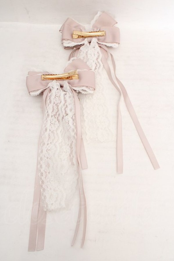 画像2: LIZ LISA / パールアクセ2コセットクリップ  ピンク O-26-03-19-1036-LO-AC-IG-OS (2)