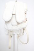 画像1: NOEMIE / うさ耳ファーリュック  シロ O-26-03-19-1007-LO-BG-IG-OS (1)