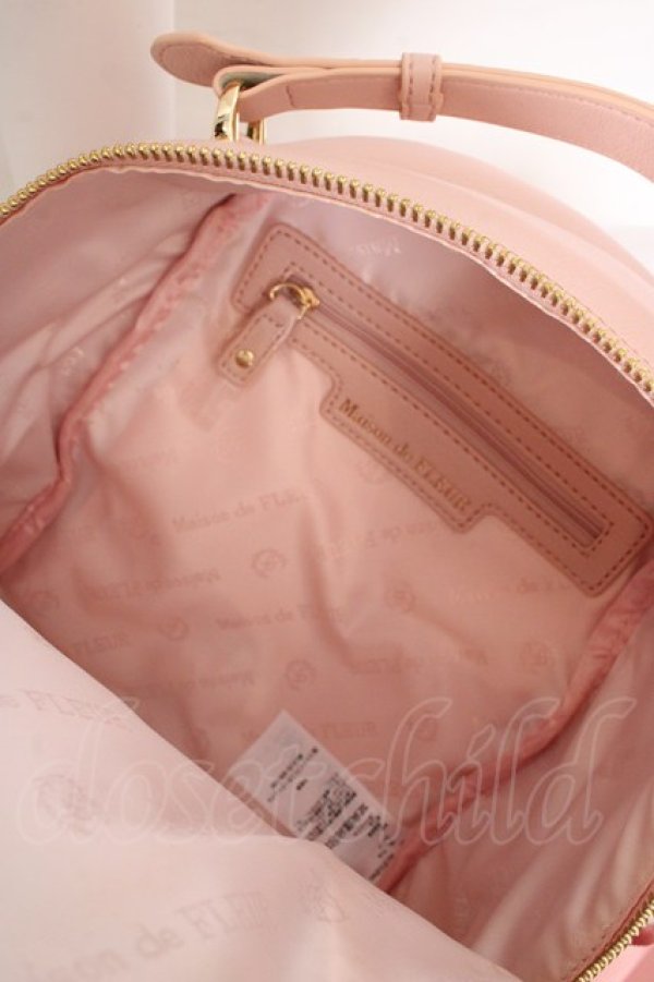 画像4: Maison de FLEUR / Love to my sweet dollリボンリュック  ピンク O-26-03-19-1008-LO-BG-IG-OS (4)