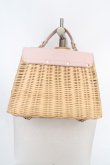 画像2: LODISPOTTO / リボンかごバッグ  ピンク×ナチュラル O-26-03-19-1012-LO-BG-IG-OS (2)