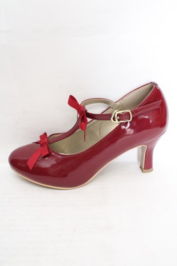 画像6: an another angelus / Tストラップリボンパンプス S アカ O-26-03-19-1017-CA-SH-IG-OS (6)