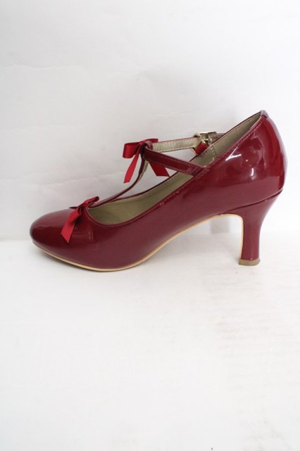 画像8: an another angelus / Tストラップリボンパンプス S アカ O-26-03-19-1017-CA-SH-IG-OS (8)