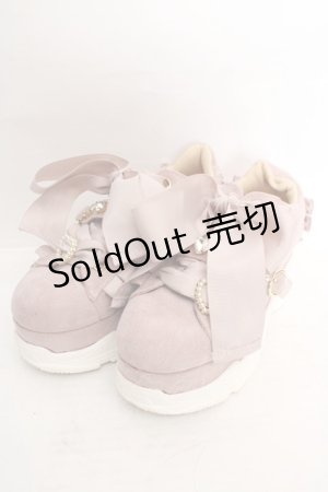 画像: LIZ LISA / ビジューベルト厚底スニーカー M ピンク O-26-03-19-1019-LO-SH-IG-OS