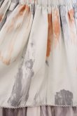 画像2: merry jenny / paintティアードスカート  グレー×ミント O-26-03-19-059-LO-SK-IG-OS (2)