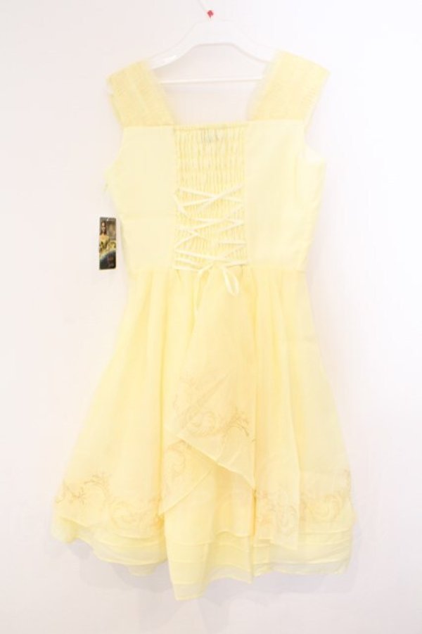 画像4: Secret Honey / Tale As Old As Timeワンピース（実写版 美女と野獣ｖer.） 2 イエロー O-26-03-19-061-CA-OP-OW-OS (4)