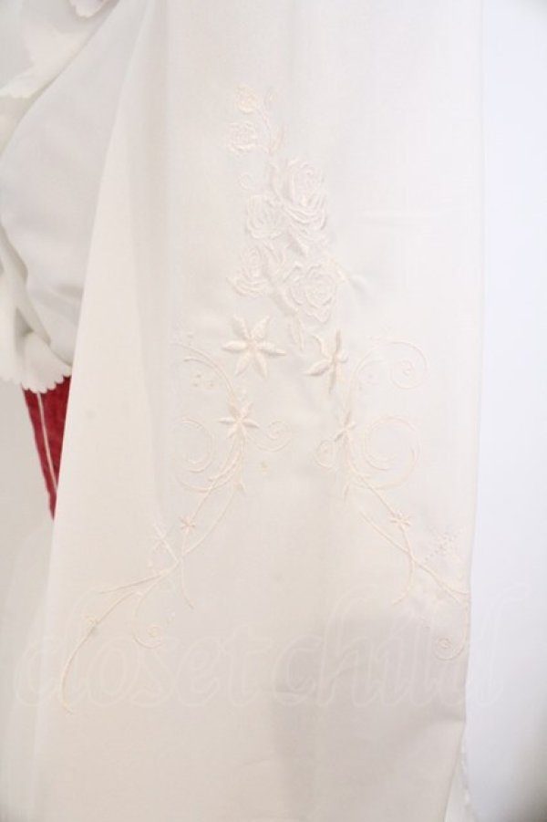 画像5: Secret Honey / カルーセルプリントバウンドセット 2 シロ×アカ O-26-03-19-063-CA-OP-OW-OS (5)