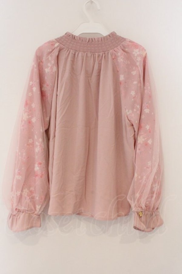 画像3: axes femme / ブルーミングサクラブラウス F ピンク O-26-03-19-064-AX-BL-OW-OS (3)