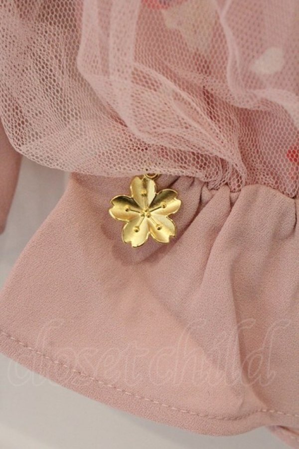 画像4: axes femme / ブルーミングサクラブラウス F ピンク O-26-03-19-064-AX-BL-OW-OS (4)