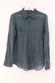 画像1: HYSTERIC GLAMOUR / ファックベアシースルーシャツ  グリーン O-26-03-19-074-PU-BL-IG-OS (1)