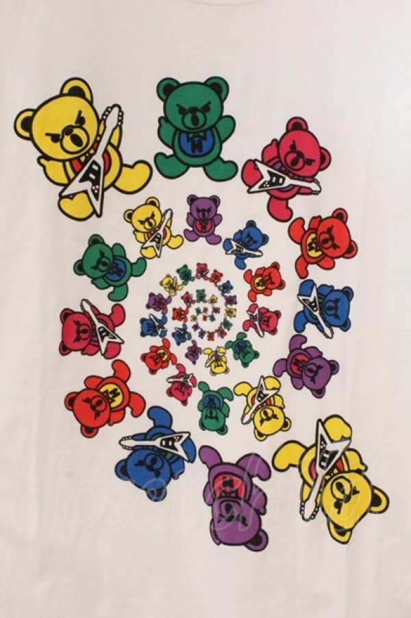 画像2: HYSTERIC GLAMOUR / ベアプリントTシャツ  ホワイト O-26-03-19-075-PU-TS-IG-OS (2)