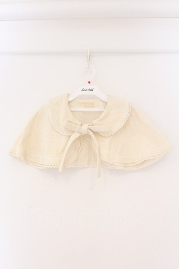 画像1: metamorphose / 別珍ケープ  アイボリー O-26-03-19-076-ME-JA-IG-OS (1)