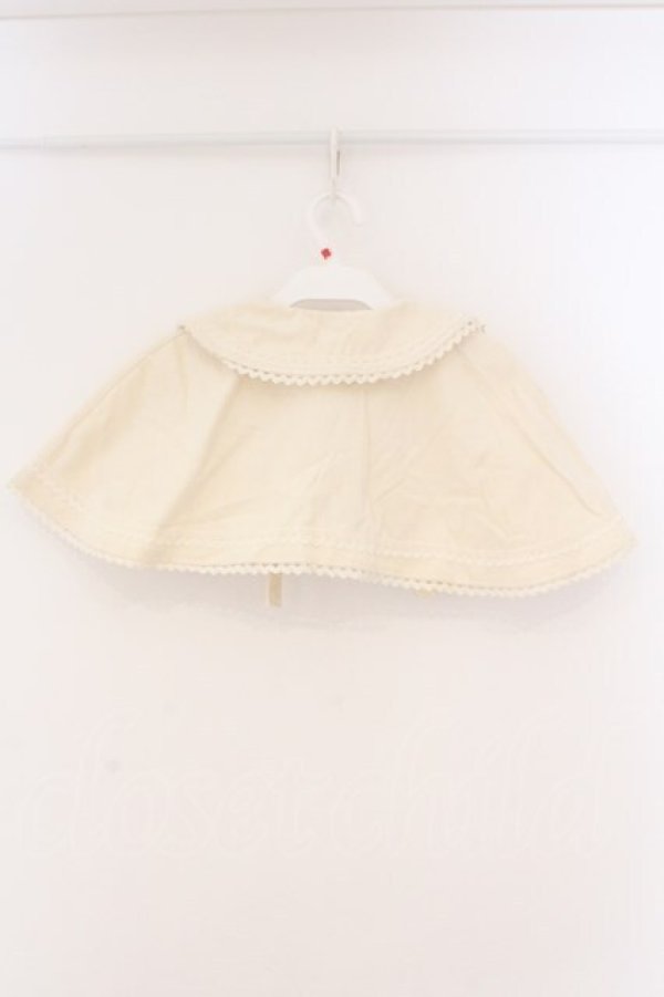 画像4: metamorphose / 別珍ケープ  アイボリー O-26-03-19-076-ME-JA-IG-OS (4)