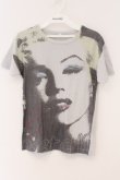 画像1: SEXY DYNAMITE LONDON / モンロープリントTシャツ XXS グレー O-26-03-19-078-PU-TS-IG-OS (1)