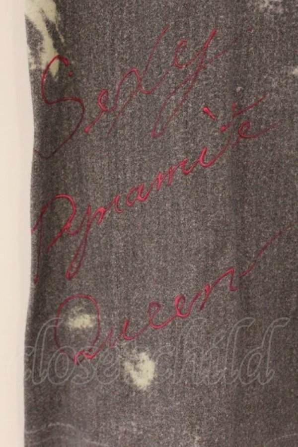 画像2: SEXY DYNAMITE LONDON / モンロープリントTシャツ XXS グレー O-26-03-19-078-PU-TS-IG-OS (2)