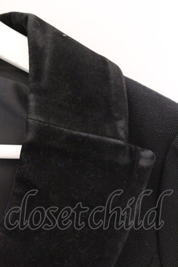 画像3: STIGMATA / ベルテッド燕尾ジャケット S ブラック O-26-03-19-079-GO-JA-IG-OS (3)