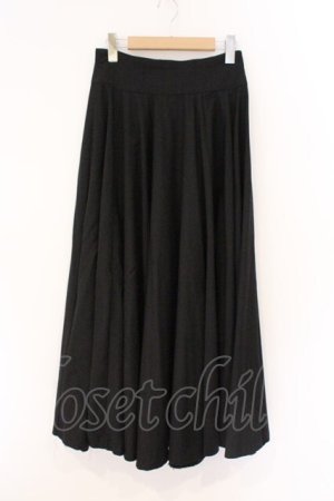 画像: Na+H / larmeロングスカート  ブラック O-26-03-19-081-PU-SK-OW-OS