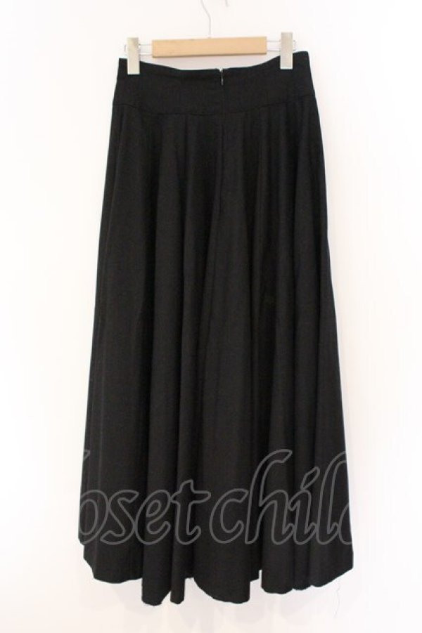 画像3: Na+H / larmeロングスカート  ブラック O-26-03-19-081-PU-SK-OW-OS (3)