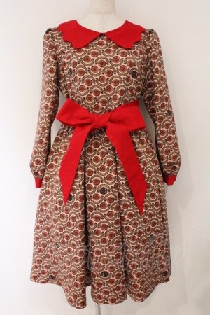 画像: Q-pot. / Jam Tomorrowパフスリーブワンピース M ピンク O-26-03-19-086-QP-OP-OW-OS