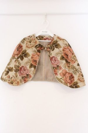 画像: Kurumi Collaboration / TT*KRゴブランケープ M ベージュ O-26-03-19-091-GO-TO-IG-OS