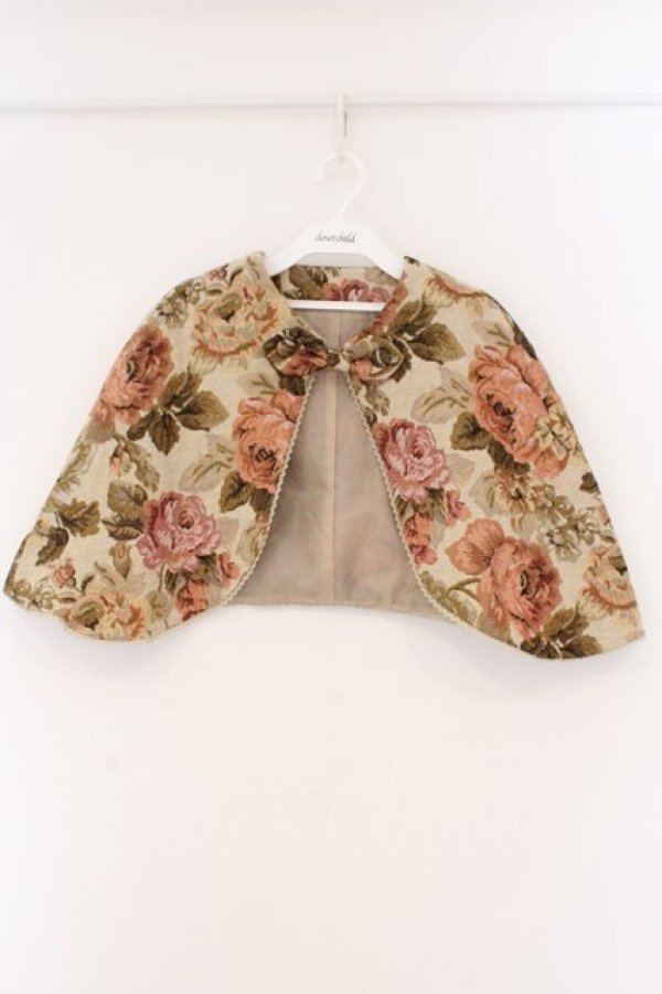 画像1: Kurumi Collaboration / TT*KRゴブランケープ M ベージュ O-26-03-19-091-GO-TO-IG-OS (1)