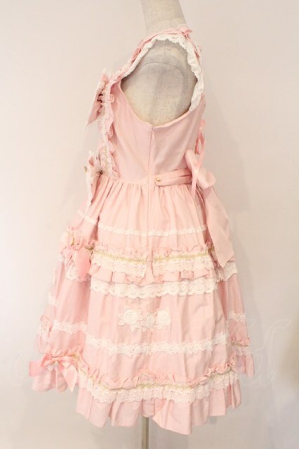 画像6: BABY,THE STARS SHINE BRIGHT / Rose Lace Rococoジャンパースカート  ピンク O-26-03-19-094-BA-OP-IG-OS (6)