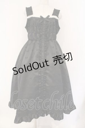 画像: Cherirulu Chocola / TT*MINリボンジャンパースカート M クロ O-26-03-19-095-GO-OP-IG-OS