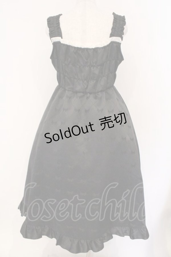 画像4: Cherirulu Chocola / TT*MINリボンジャンパースカート M クロ O-26-03-19-095-GO-OP-IG-OS (4)