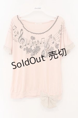 画像: axes femme / バイオリンptプルオーバー M ピンク O-26-03-19-018-AX-TO-OW-OS