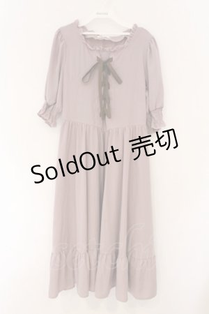 画像: m petit by misako / AMレースアップワンピース L ピンク O-26-03-19-030-LO-OP-OW-OS