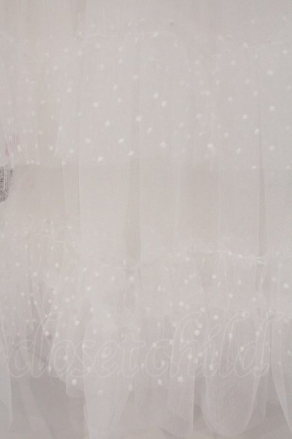 画像2: virally / チュールエプロン S シロ O-26-03-21-003-PU-ZA-IG-OS (2)